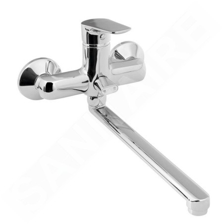 Aqualine Lotta - Mitigeur de lavabo/de baignoire, chrome LT640