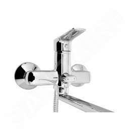 Aqualine Lotta - Mitigeur de lavabo/de baignoire, chrome LT640