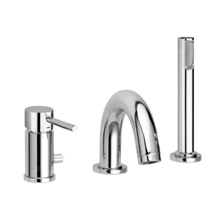 Paffoni Stick - Mitigeur de baignoire, installation 3 trous, chrome SK040LCR