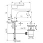 Ideal Standard Cerafine O - Mitigeur de lavabo avec vidage, chrome BC698AA