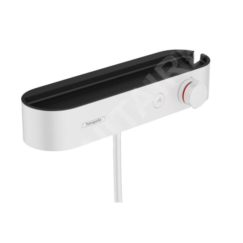 Hansgrohe ShowerTablet Select - Mitigeur de douche thermostatique, blanc mat 24360700