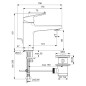 Ideal Standard CeraPlan - Mitigeur de lavabo avec vidage, noir BD227XG