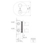 Steinberg 100 - Mitigeur thermostatique encastré pour 2 appareils, noir mat 100 4133 3 S