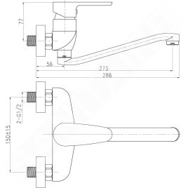 Novaservis Titania Smart - Mitigeur d’évier, chrome 98070,0