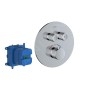 kielle Oudee - Mitigeur thermostatique encastré, avec corps d´encastrement, pour 2 sorties, chrome 10602200