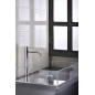Paffoni Light - Mitigeur de lavabo avec vidage, chrome LIG085CR