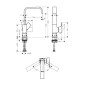 Hansgrohe Metropol - Mitigeur de lavabo 230 avec garniture de vidage Push-Open, chrome 32511000