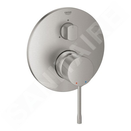 Grohe Essence - Mitigeur à encastrer pour 3 sorties, supersteel 24092DC1