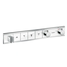 Hansgrohe RainSelect - Robinet encastré avec 4 fonctions, blanc/chrome 15357400