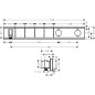 Hansgrohe RainSelect - Robinet encastré avec 4 fonctions, blanc/chrome 15357400 Hansgrohe RainSelect - Robinet encastré avec 4 fonctions, blanc/chrome 15357400