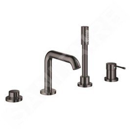 Grohe Essence - Mitigeur pour montage sur bord de baignoire, installation 4 trous, graphite foncé 19578A01