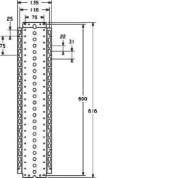 Hansa Matrix - Rail de montage 44050000