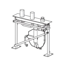 Hansa Compact - Corps d’encastrement pour mitigeur de baignoire, installation à 3 trous 53010300