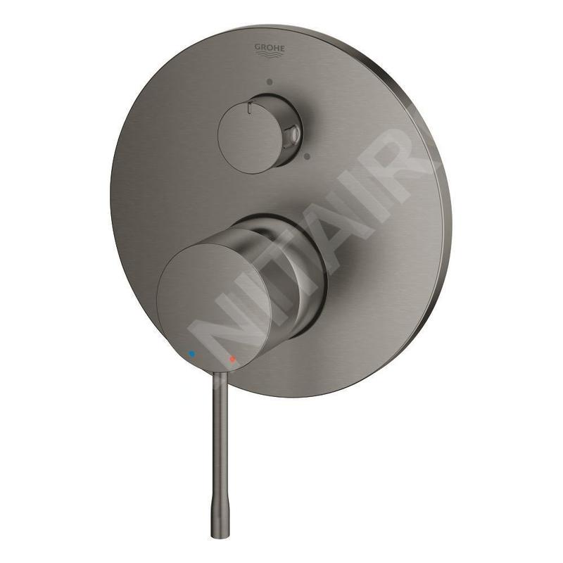 Grohe Essence - Mitigeur encastré pour 3 sorties, Hard Graphite brossé 24092AL1
