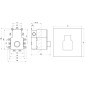Ravak R-box - Corps d’encastrement Termo pour mitigeur encastré X070232