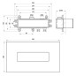 Ravak R-box - Corps d’encastrement Horizontal pour mitigeur encastré X070233