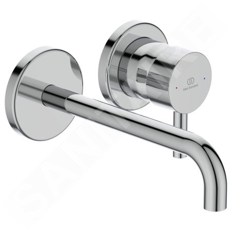 Ideal Standard CeraLine - Mitigeur de lavabo encastré, 2 trous, chrome A6938AA