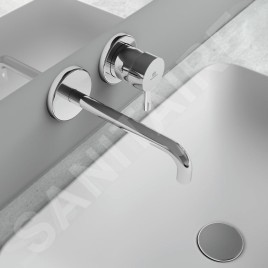 Ideal Standard CeraLine - Mitigeur de lavabo encastré, 2 trous, chrome A6938AA