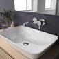 Ideal Standard CeraLine - Mitigeur de lavabo encastré, 2 trous, chrome A6938AA