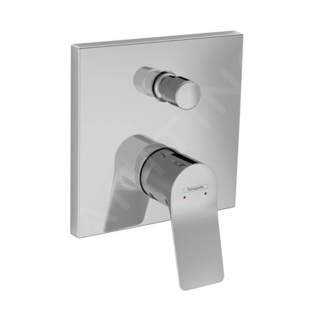 Hansgrohe Vivenis - Mitigeur de baignoire encastré, 2 sorties, chrome 75415000