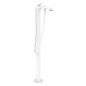 Hansgrohe Vivenis - Mitigeur de baignoire au sol, avec accessoires, blanc mat 75445700