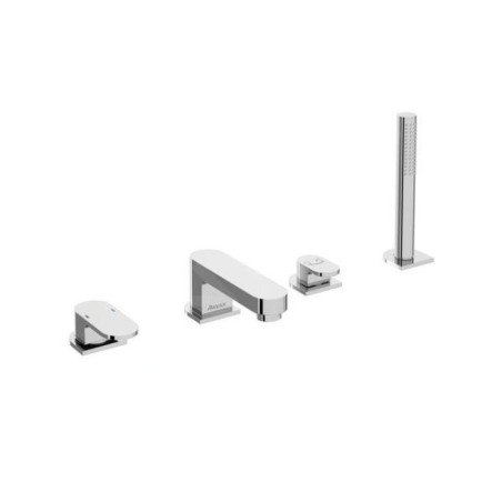 Ravak Chrome - Mitigeur pour rebord de baignoire, installation à 4 trous, chrome X070170