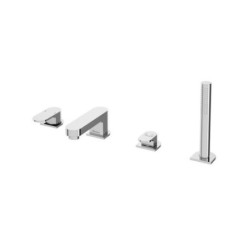 Ravak Chrome - Mitigeur pour rebord de baignoire, installation à 4 trous, chrome X070170