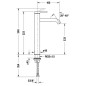 Duravit C.1 - Mitigeur de lavabo, chrome C11040002010