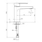 Jika Pure - Mitigeur de lavabo, chrome H3114210041101