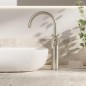 Steinberg 250 - Mitigeur de lavabo avec vidage, nickel brossé 250 1550 BN