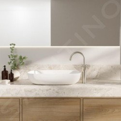 Steinberg 250 - Mitigeur de lavabo avec vidage, nickel brossé 250 1550 BN
