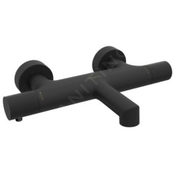 Sapho Solaris - Mitigeur thermostatique de baignoire, noir mat WD010B