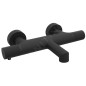 Sapho Solaris - Mitigeur thermostatique de baignoire, noir mat WD010B