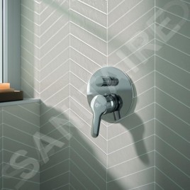 Ideal Standard Alpha - Mitigeur de baignoire avec corps d'encastrement, chrome A7185AA