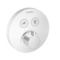 Hansgrohe Shower Select - Mitigeur thermostatique encastré, 2 sorties, blanc mat 15743700 Hansgrohe Shower Select - Mitigeur thermostatique encastré, 2 sorties, blanc mat 15743700