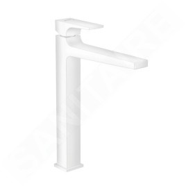 Hansgrohe Metropol - Mitigeur de lavabo avec bonde Push-Open, blanc mat 32512700