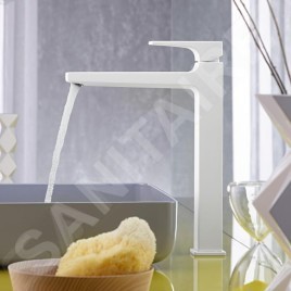 Hansgrohe Metropol - Mitigeur de lavabo avec bonde Push-Open, blanc mat 32512700
