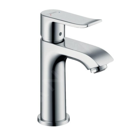 Hansgrohe Metris New - Mitigeur de lavabo 100 avec vidage, chrome 31088000