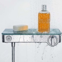 Hansgrohe ShowerTablet Select - Mitigeur thermostatique de douche 300, blanc/chrome 13171400