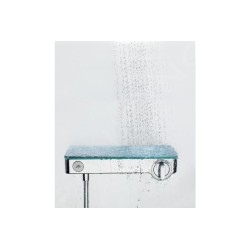 Hansgrohe ShowerTablet Select - Mitigeur thermostatique de douche 300, blanc/chrome 13171400