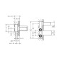 Hansa Vario - Corps d’encastrement pour mitigeur de lavabo encastré DN15 57860100 Hansa Vario - Corps d’encastrement pour mitigeur de lavabo encastré DN15 57860100