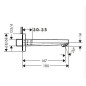 Hansgrohe Metropol - Bec déverseur, chrome 32542000