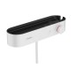 Hansgrohe WallStoris - Set de pommeau de douche 105, 3 jets, thermostat et accessoires de salle de bain, blanc mate 24250700 Hansgrohe WallStoris - Set de pommeau de douche 105, 3 jets, thermostat et accessoires de salle de bain, blanc mate 24250700