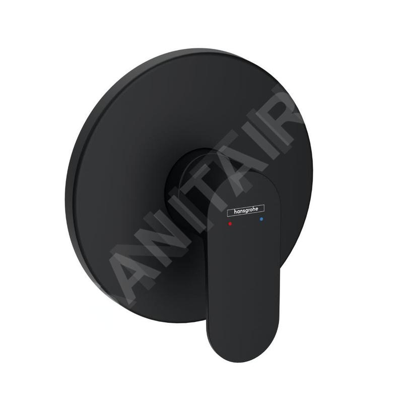 Hansgrohe Rebris S - Mitigeur de douche encastré, noir mat 72667670