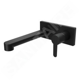Ravak Puri - Mitigeur de lavabo encastrée avec corps d’encastrement, noir mat X070184