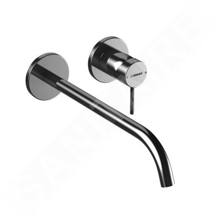 Hansa Public - Mitigeur de lavabo encastré, installation 2 trous, chrome 57952171