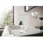 Hansgrohe Finoris - Mitigeur de lavabo encastré, installation 2 trous, EcoSmart, blanc mat 76050700