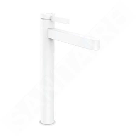 Hansgrohe Finoris - Mitigeur de lavabo 260, avec Push-Open, blanc mat 76070700