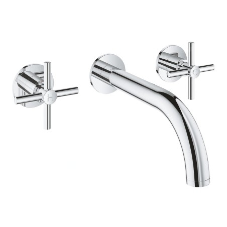 Grohe Atrio - Mitigeur de lavabo encastré avec installation à 3 trous, chrome 20164003
