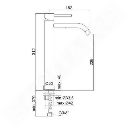 Paffoni Light - Mitigeur de lavabo, chrome LIG081CR